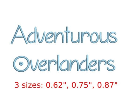 Adventurous Overlanders Embroidery