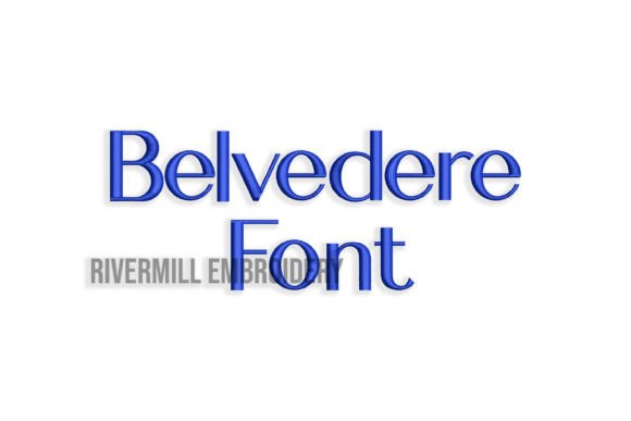 Belvedere Font Review for Apparel Projects