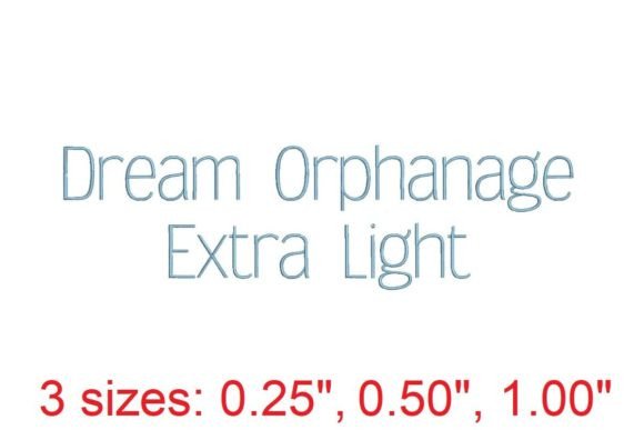 Dream Orphanage EL Embroidery Font Review