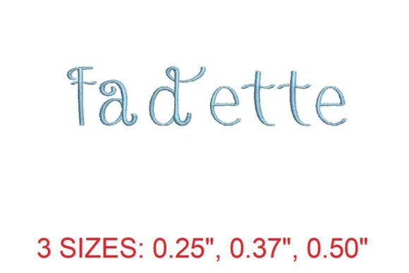 Fadette Embroidery Font Review