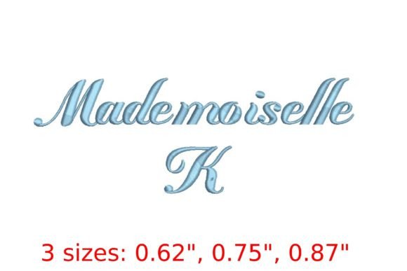 Mademoiselle K Font Review
