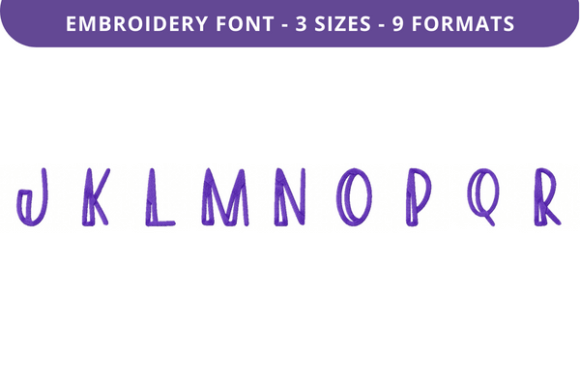 Review: Ease My Mind Font Uppercase J to R