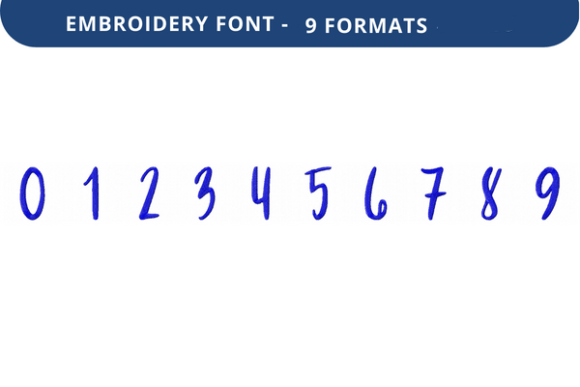 Smooth Slushie Font 0 to 9
