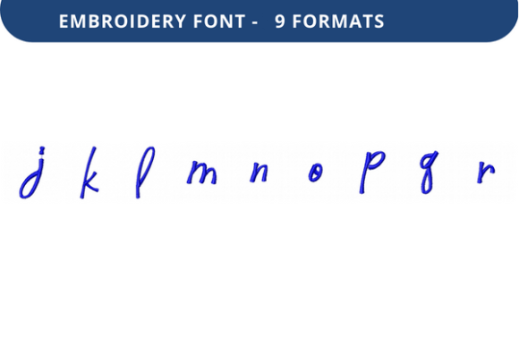 Victorina Font Lowercase J to R