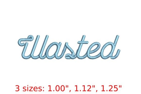Wasted Font: Bold & Unconventional